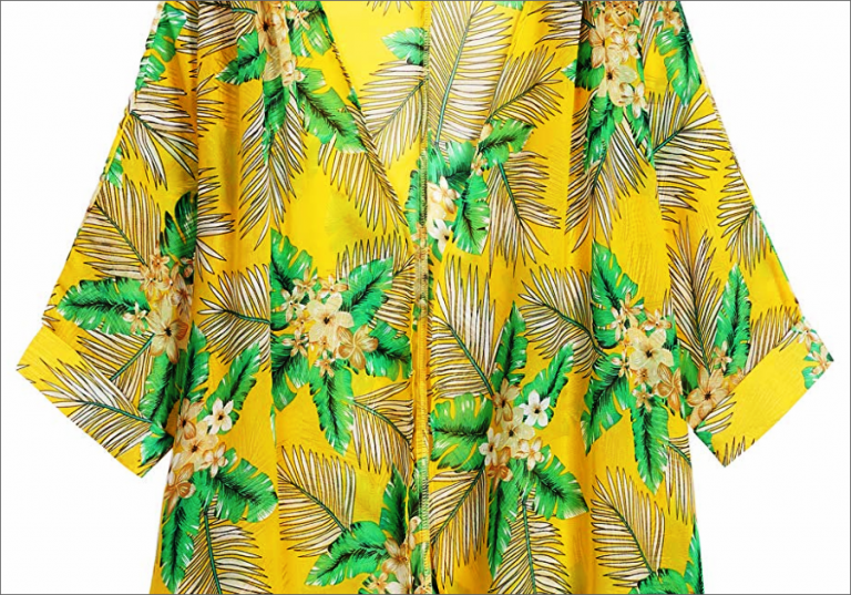 Olrain Kimono Cardigan Pineapple Hawaii